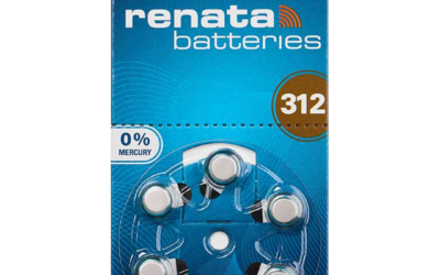 312-BATERIA RENATA DE AUDICION BLISTER X 6