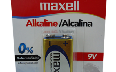 6LR61-1BP-BATERIA MAXELL 9V ALCALINA BLISTER X 1