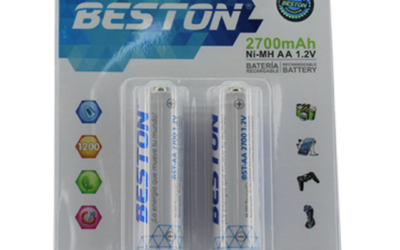 BST-AA2700X2-BATERIA BESTON RECARG. AA DE 2700 BL X2