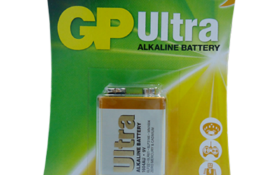 GP1604AUP-5U1-BATERIA GP 9V PLUS ULTRA ALKALINA