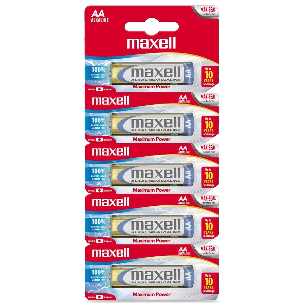 AA-C5-BATERIA MAXELL AA ALCALINA BLISTER X 5