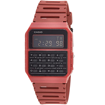 CA-53WF-RELOJ CASIO P/PLASTICO CALCULADORA-4BDF