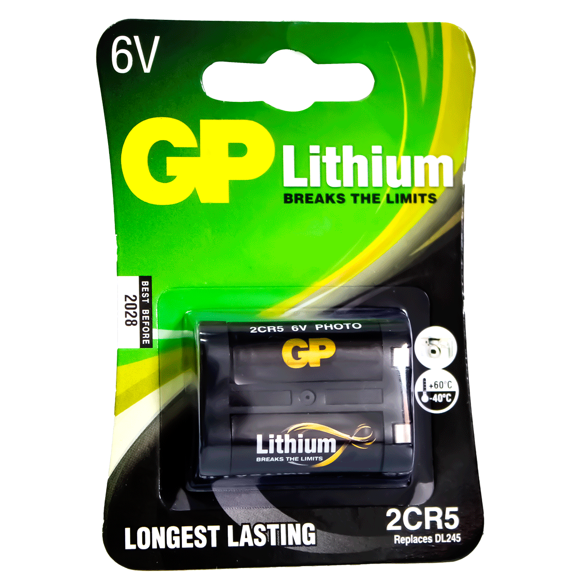 GP2CR5-2U1-BATERIA GP LITHIUM 3V BLISTER X 1