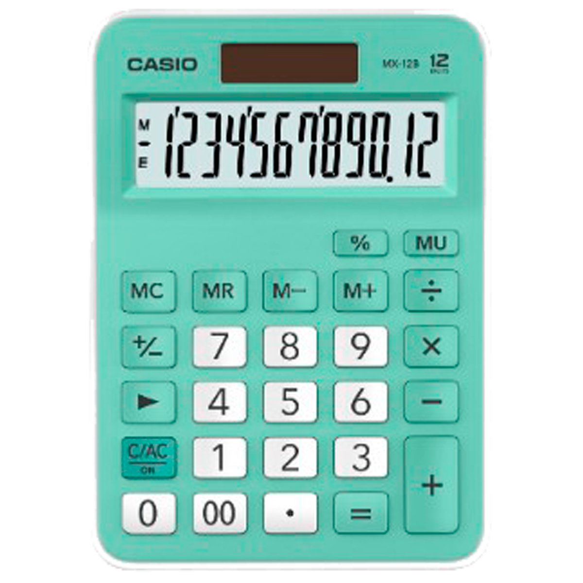 MX-12B-CALCULADORA CASIO 12 DIGITOS-GN