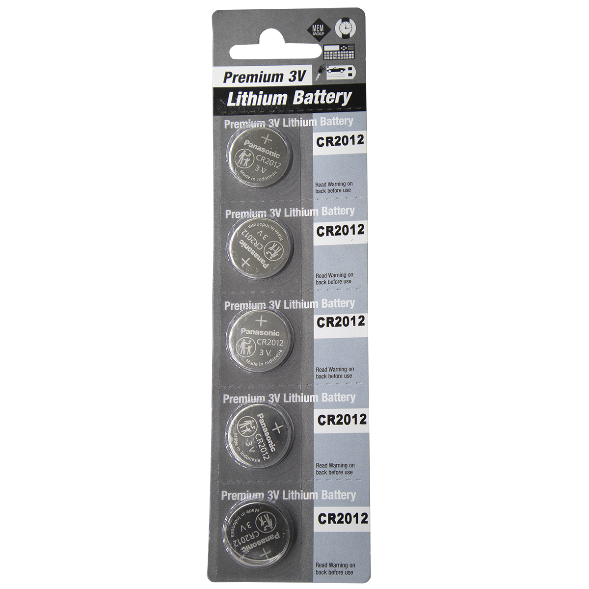 P-CR2012-BATERIA PANSONIC LITHIUM 3V