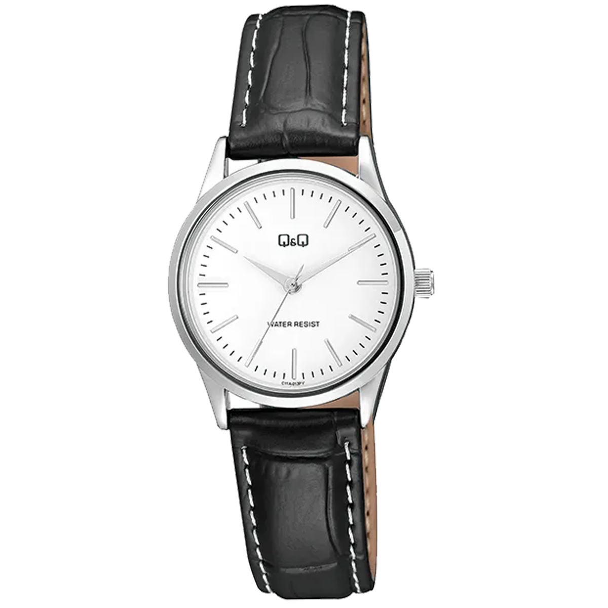 C11A-RELOJ Q&Q P/C CAJA PLATEADA DAMA-013PY