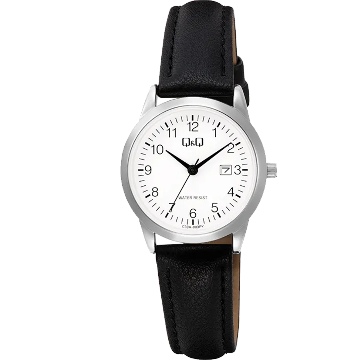 C30A-RELOJ Q&Q CUERO.DAMA-003PY