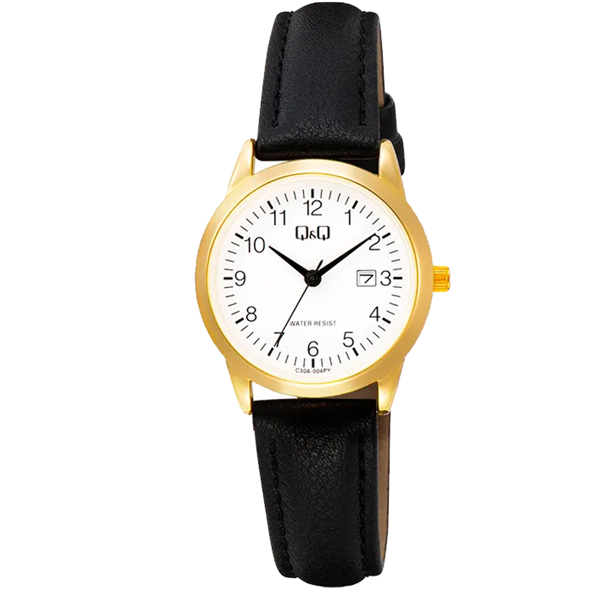 C30A-RELOJ Q&Q CUERO.DAMA-004PY