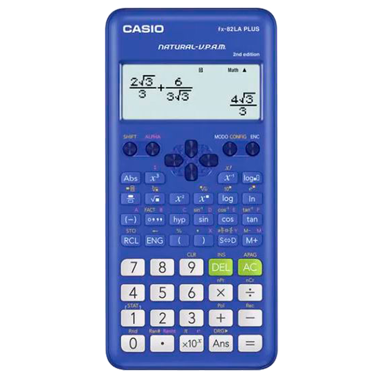 FX-82LAPLUS2-CALCULADORA CASIO CIENTIFICA 252 FUNCION-BU