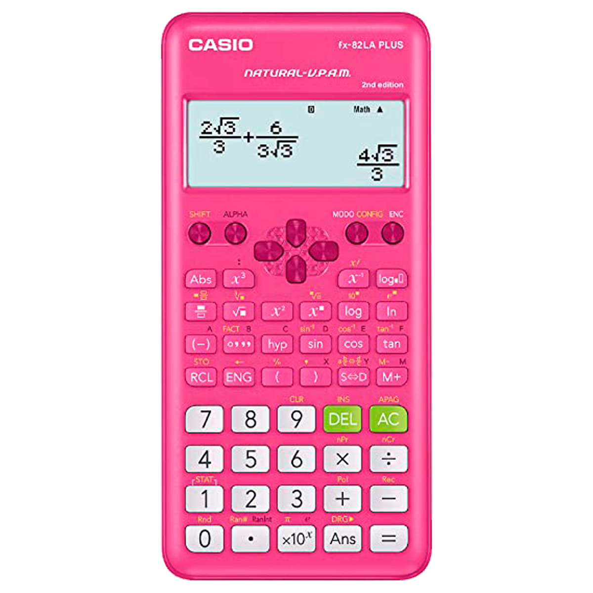 FX-82LAPLUS2-CALCULADORA CASIO CIENTIFICA 252 FUNCION-PK