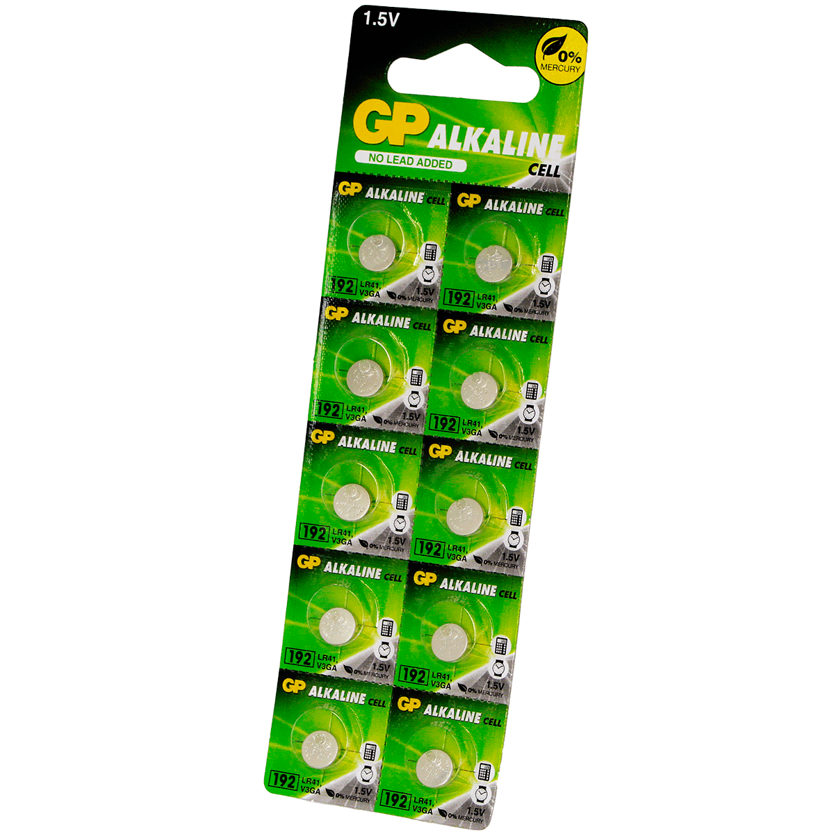 GP192-C10-BATERIA GP ALCALINA LR41 BLISTER X 10