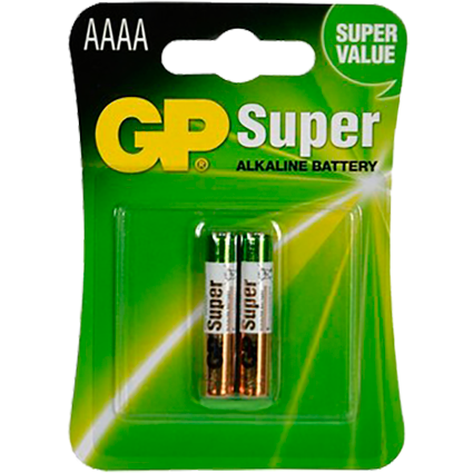 GP25A-C2-BATERIA GP AAAA ALCALINA BLISTER X 2