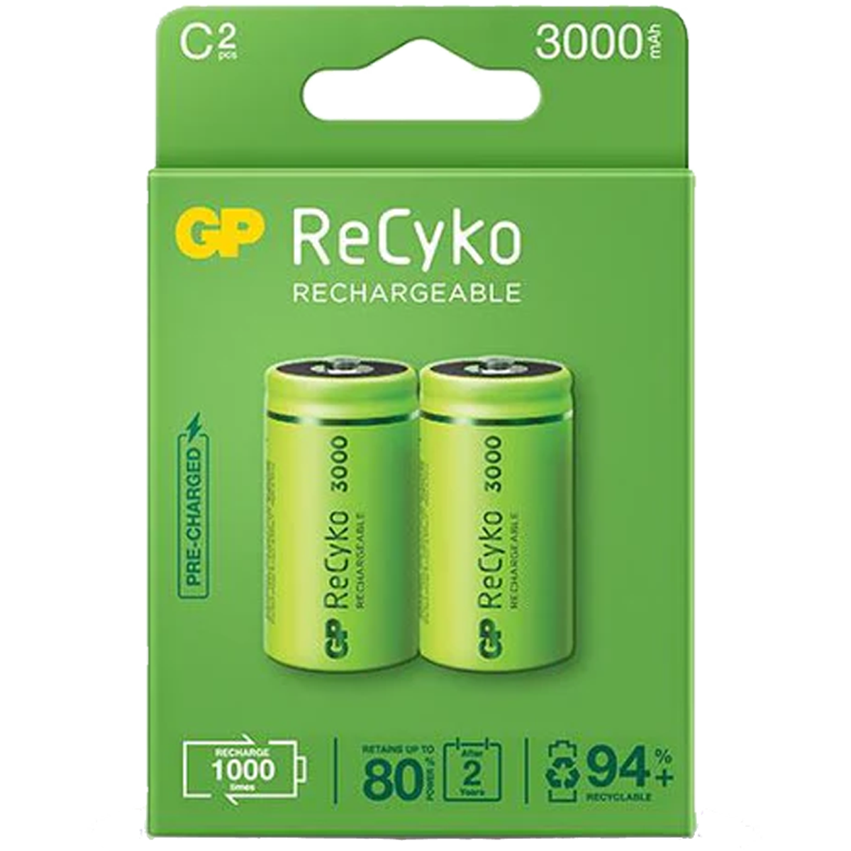 GP300CH-C2K-BATERIA GP TIPOC RECARG. 3000 mAh BLX 2