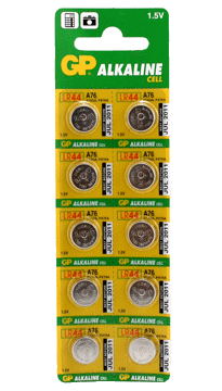 GPLR44-BATERIA GP A-76 BLISTER X 10