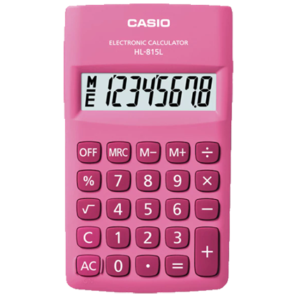 HL-815-CALCULADORA CASIO 8 DIGITOS FUCSIA-PK