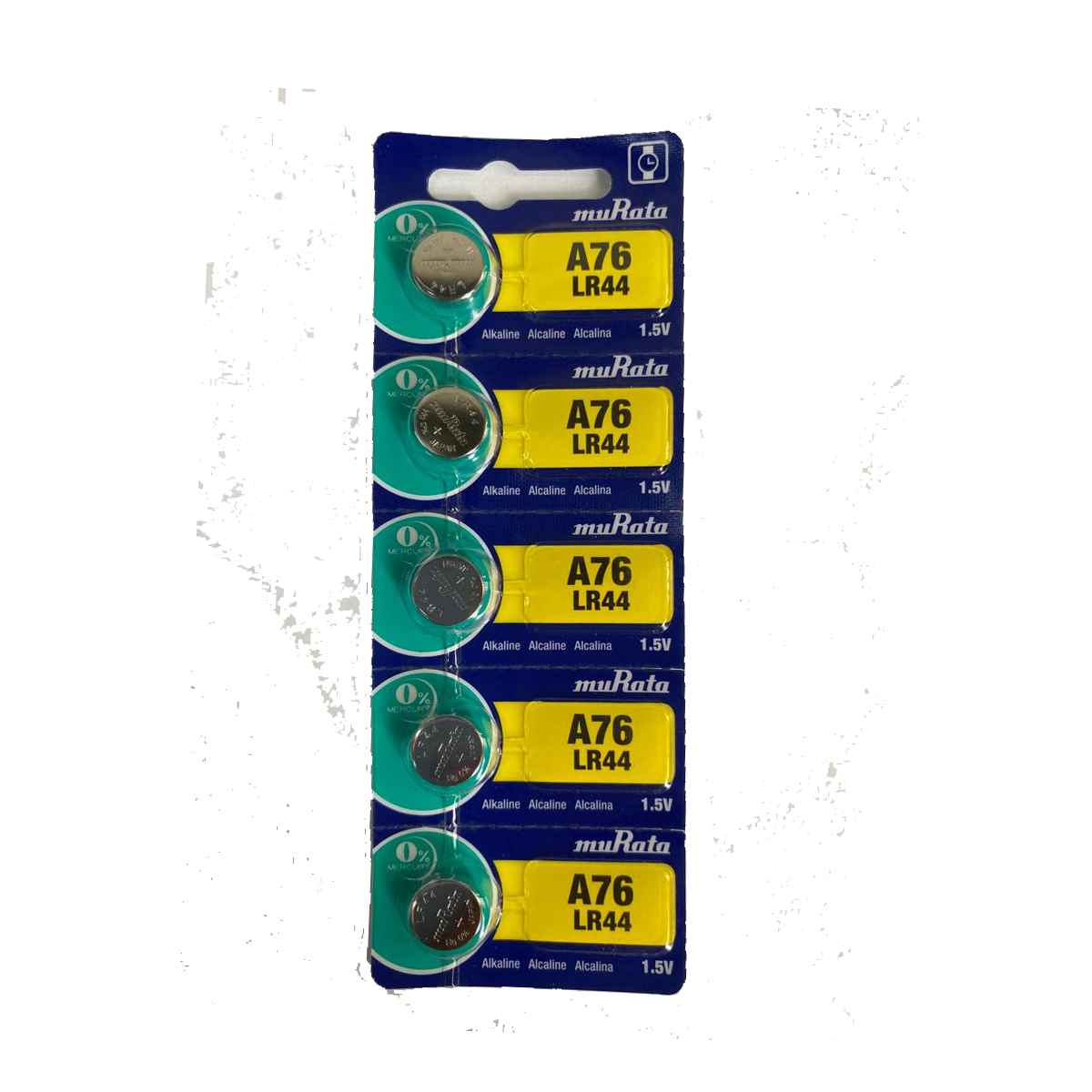 LR44-M-BATERIA MURATA ALCALINA 1.5 V. BL. X 5