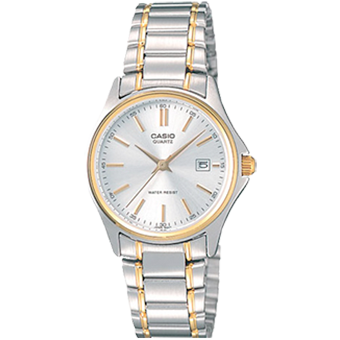 LTP-1183G-RELOJ CASIO P/M BICOLOR CALENDARIO DAMA-7ADF