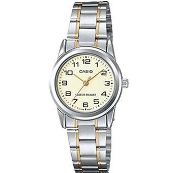 LTP-V001SG-RELOJ CASIO P/M BICOLOR DAMA-9BUD