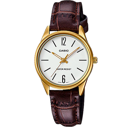 LTP-V005GL-RELOJ CASIO P/CUERO DAMA-7BUD