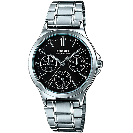 LTP-V300D-RELOJ CASIO P/M ACERO TRES ESFERAS-1AUDF