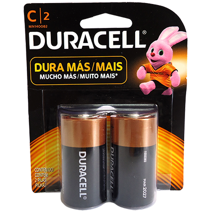 MN1400B2-BATERIA DURACELL TIPO C ALCALINA BL X 2