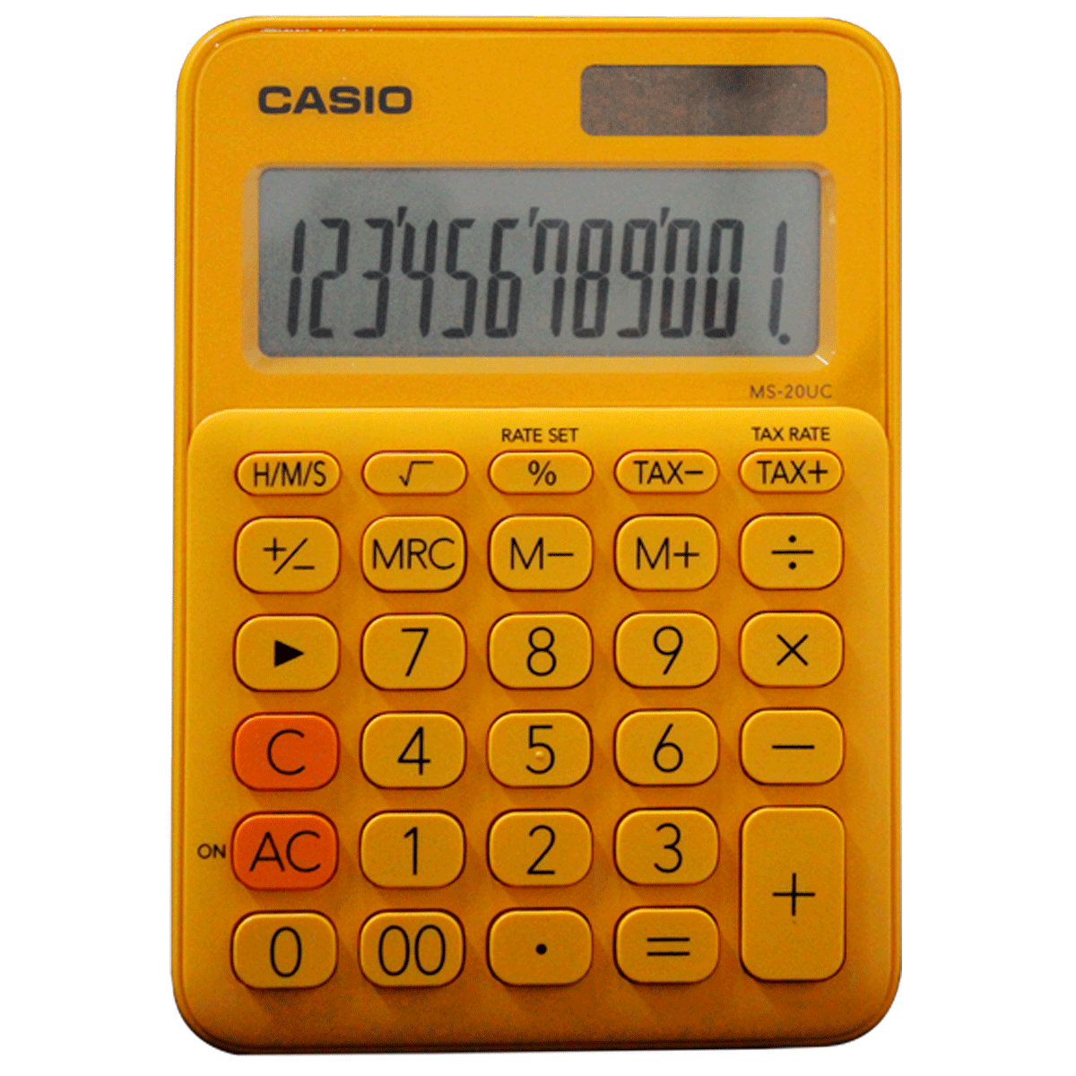 MS-20UC-CALCULADORA CASIO DE ESCRITORIO 12 DIGIT-RG