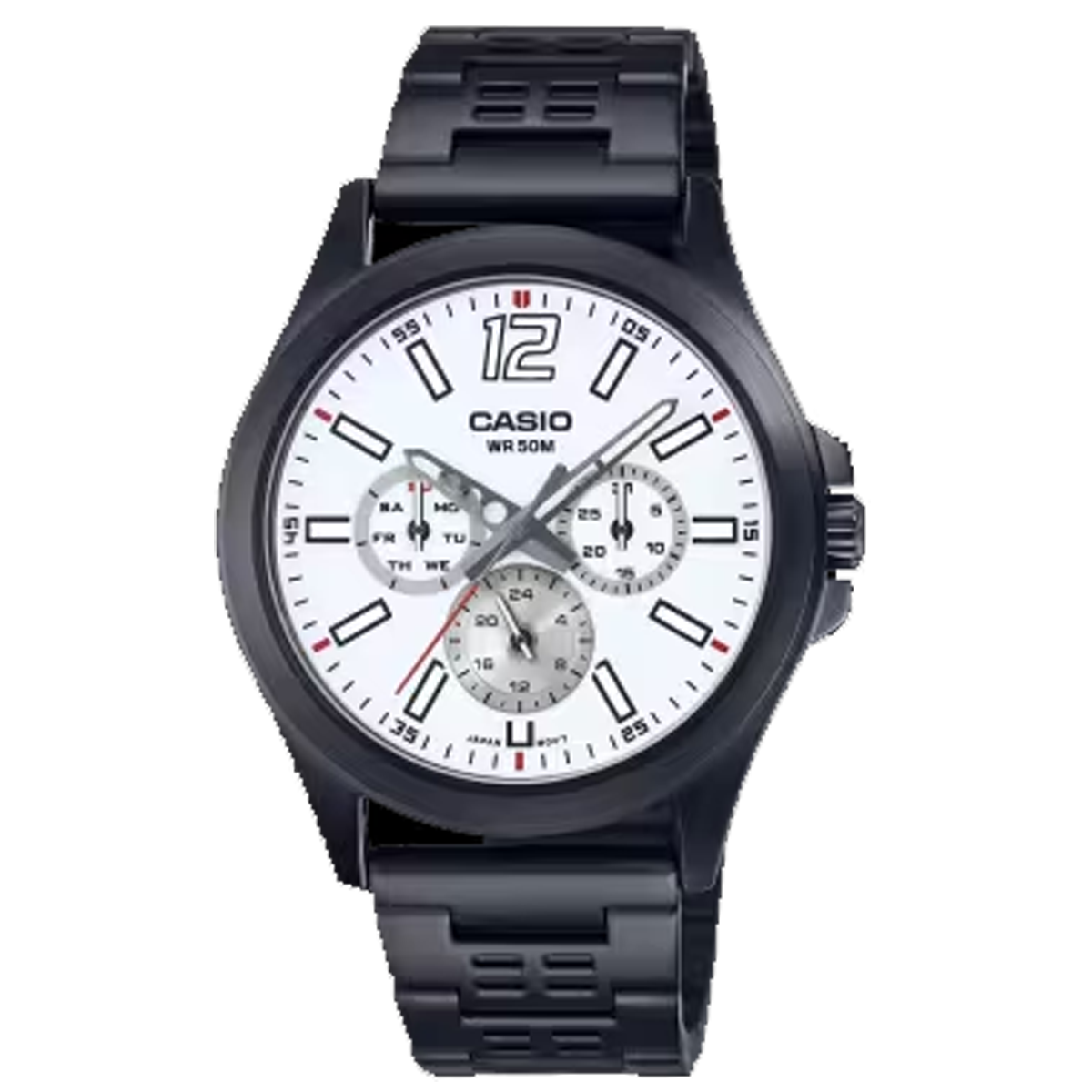 MTP-E350B-7BVDF-RELOJ CASIO P/M PAVONADO 3 ESFERAS 50m