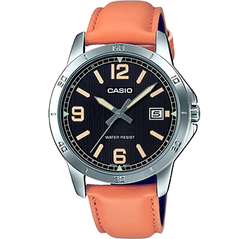 MTP-V004L-RELOJ CASIO P/CUERO CALENDARIO-1B2UD