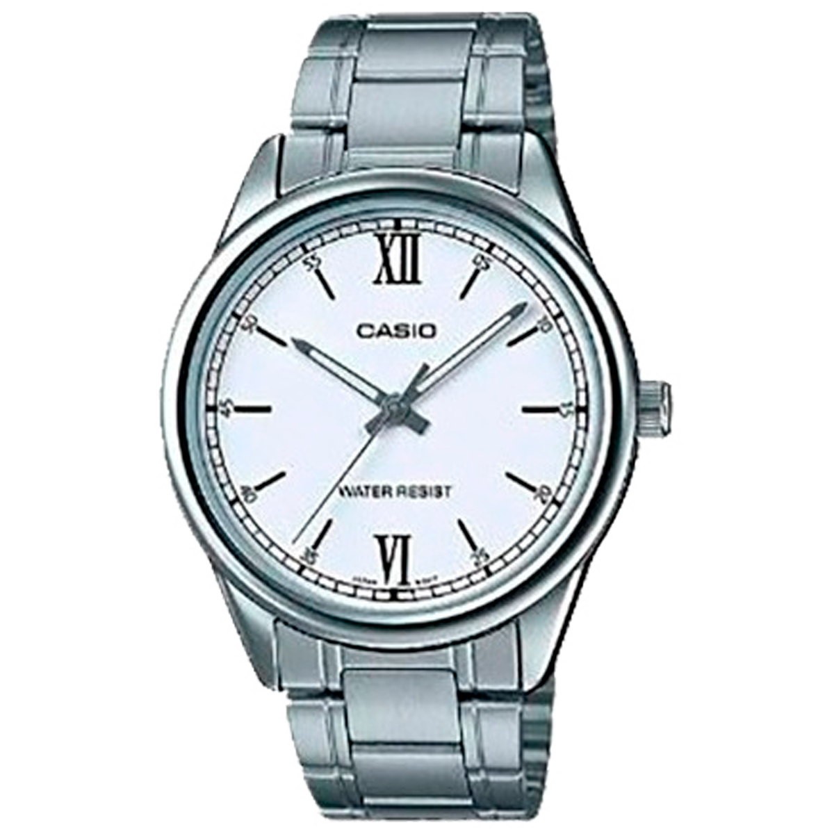 MTP-V006D-RELOJ CASIO P/M ACERO HOMB DOBLE CALENDA-7B2UD