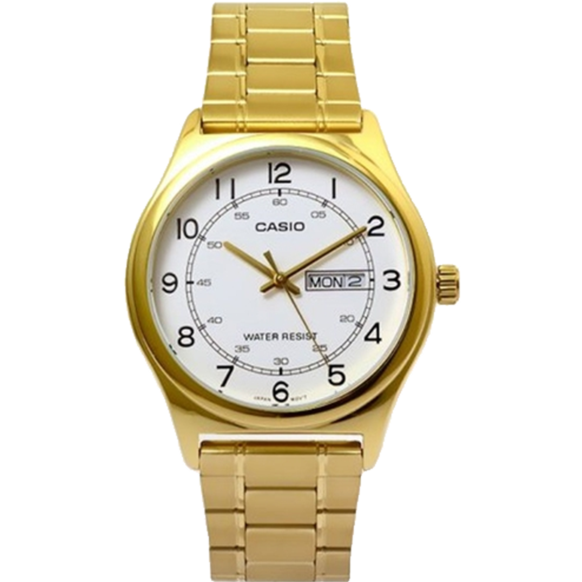 MTP-V006G-RELOJ CASIO P/M DORAD HOMB DOBLE CALENDA-7BUDF