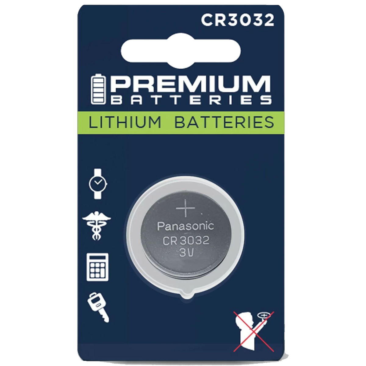P-CR3032-BATERIA PANASONIC 3V LITHIUM BL X 1