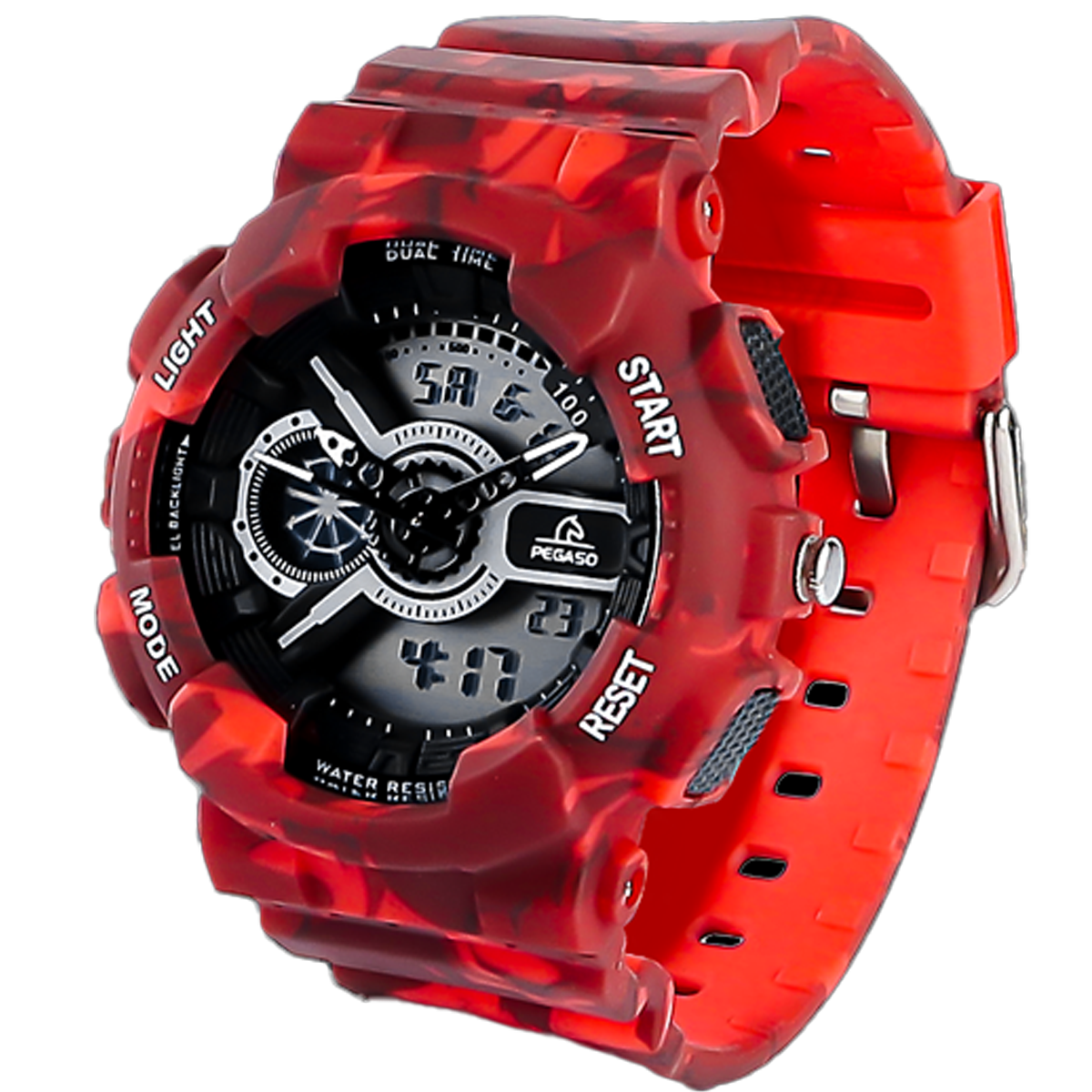 P1909A-RELOJ PEGASO ANA-DIG ILLUMINATOR-010101
