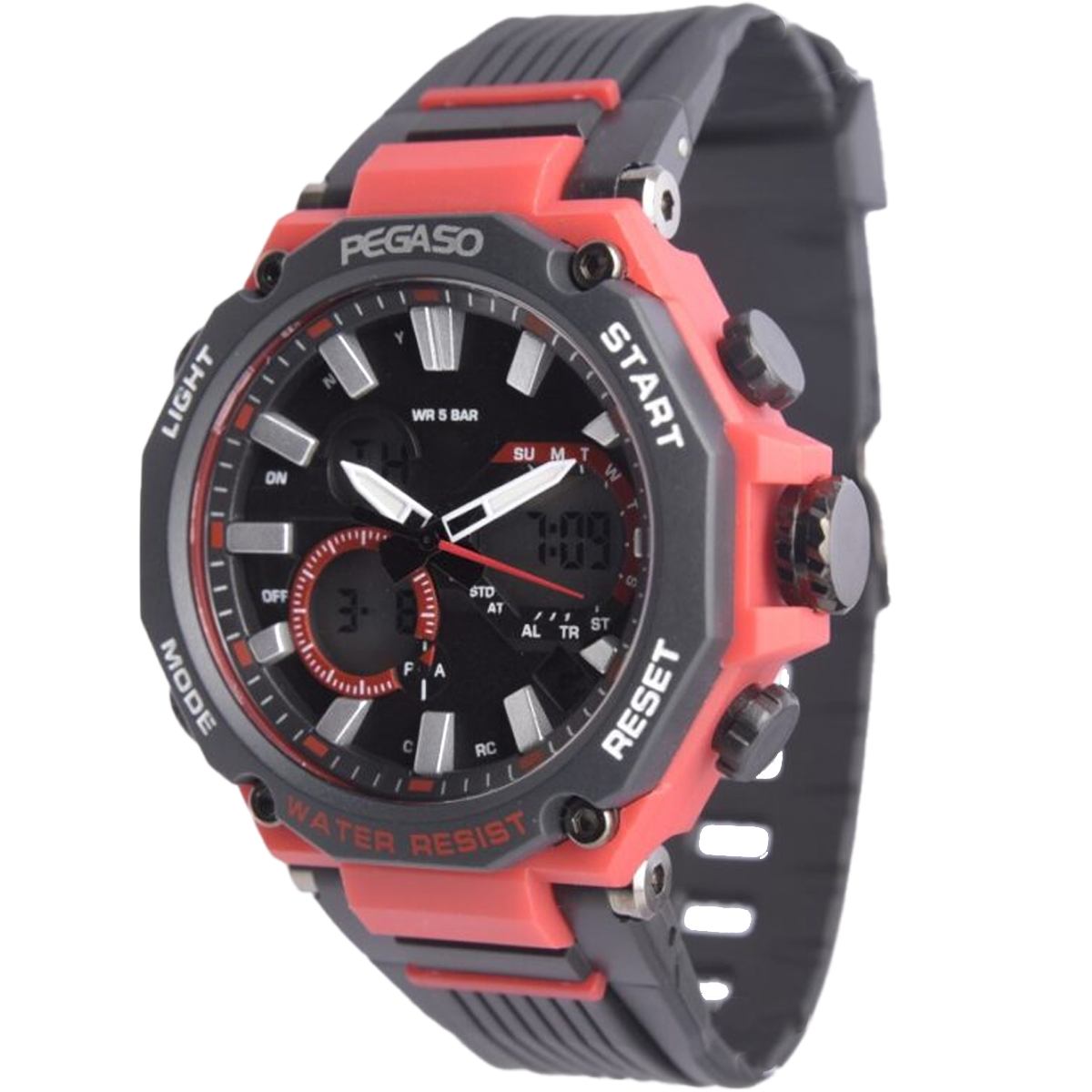 P2208A-RELOJ PEGASO ANA-DIG ILLUMINATOR-0106