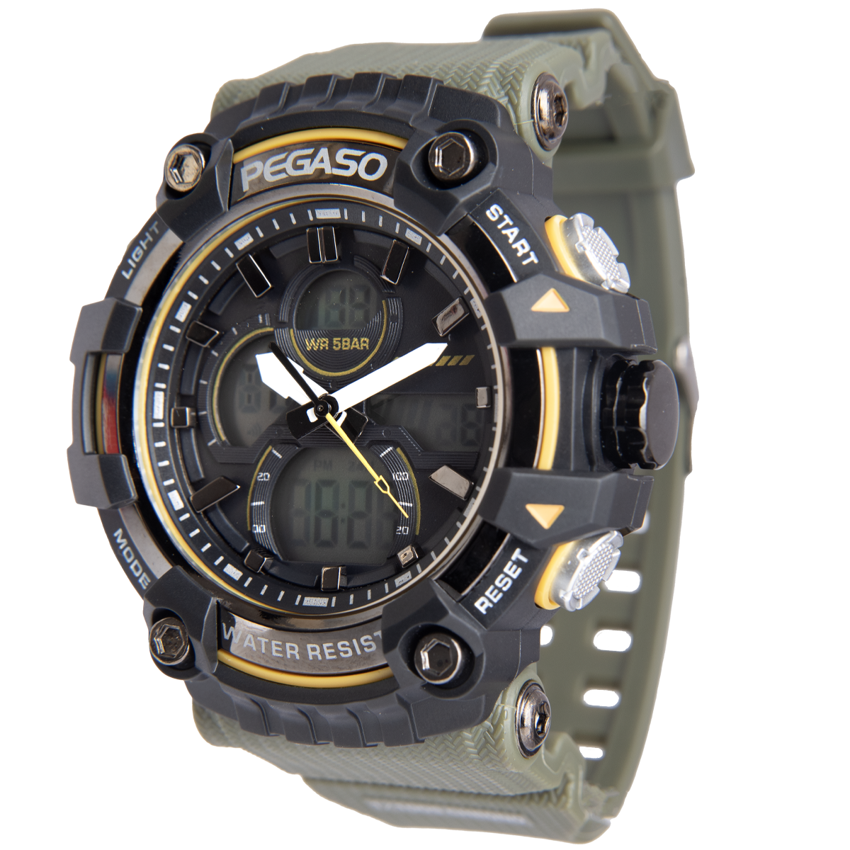 P2304A-RELOJ PEGASO PLASTICO ANALOGO DIGITAL-1107