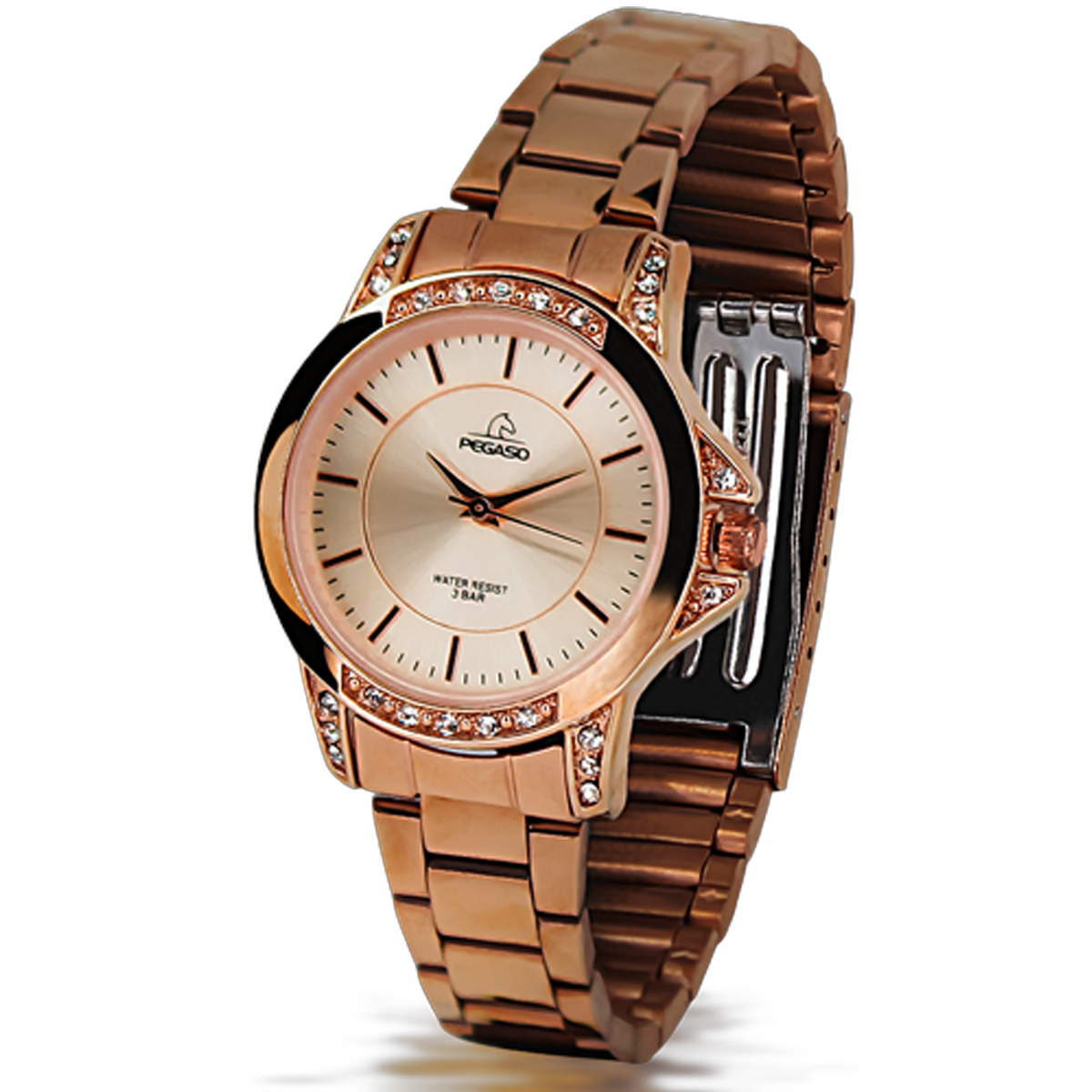 P6481RG-RELOJ PEGASO FASHION ORO ROSA-171701A