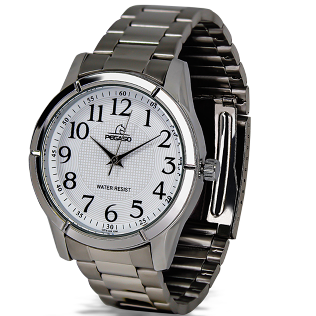 P6491S-RELOJ PEGASO METALICO PLATEADO HOMBRE-072202A