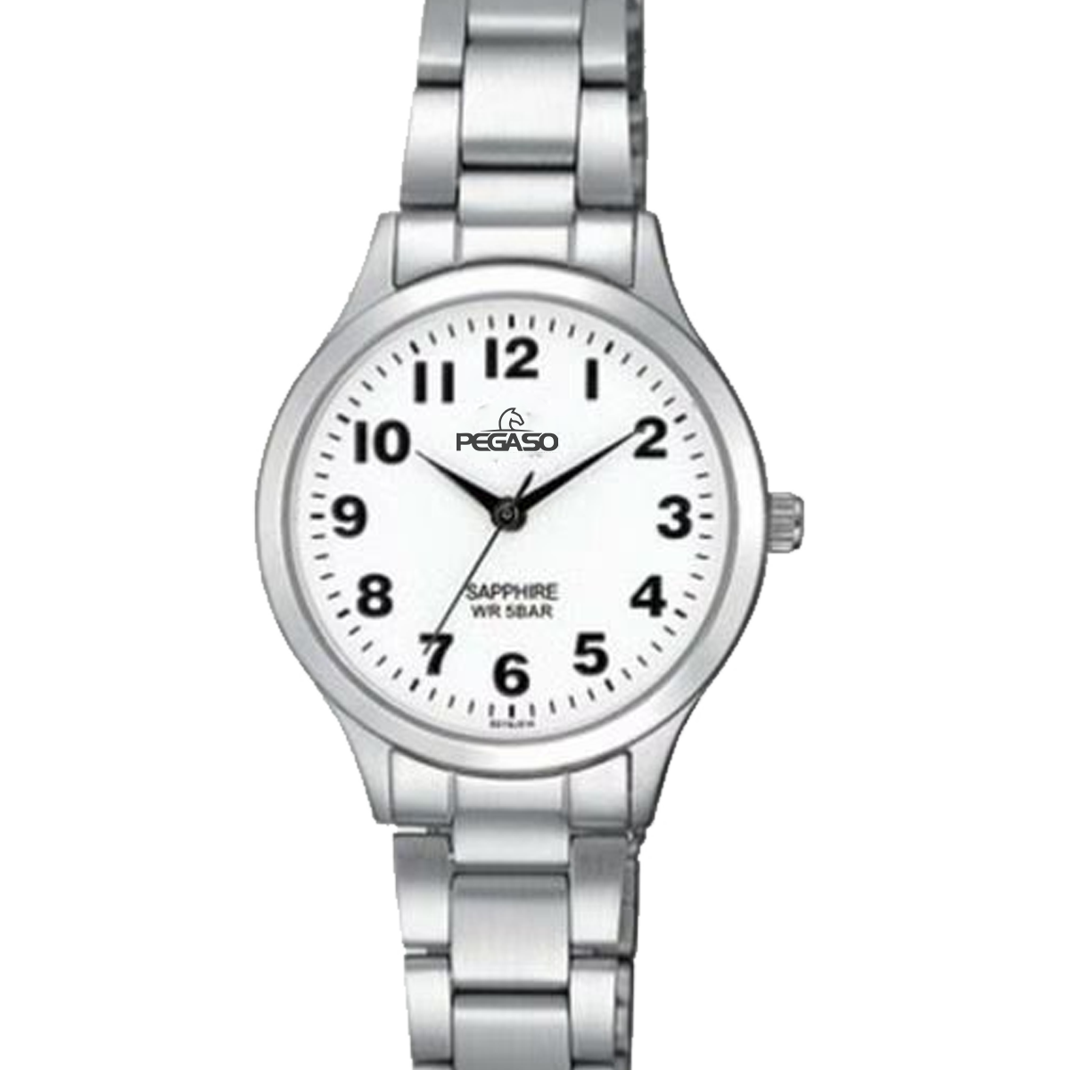 P6496S-RELOJ PEGASO P/M ACERO DAMA-072204A