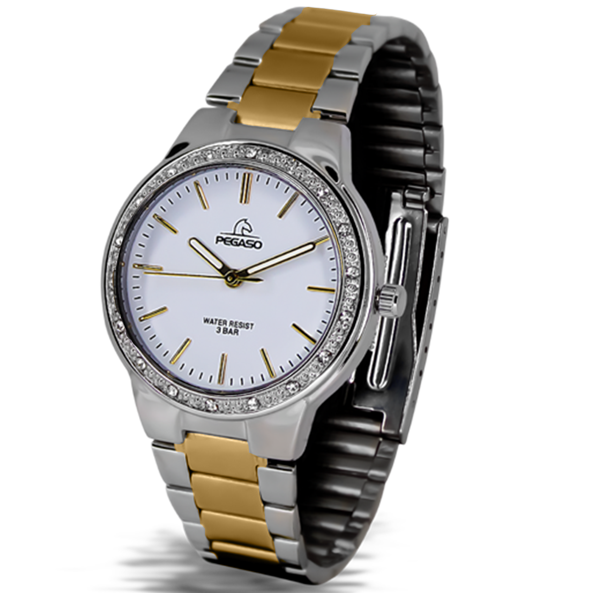 P6506SG-RELOJ PEGASO FASHION BICOLOR-072202A