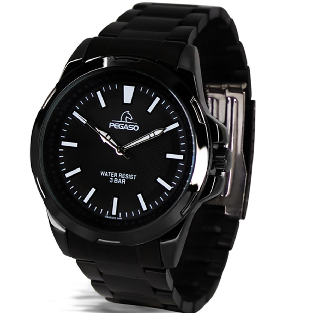 P6510BK-RELOJ PEGASO METALICO PAVONADO-010101A