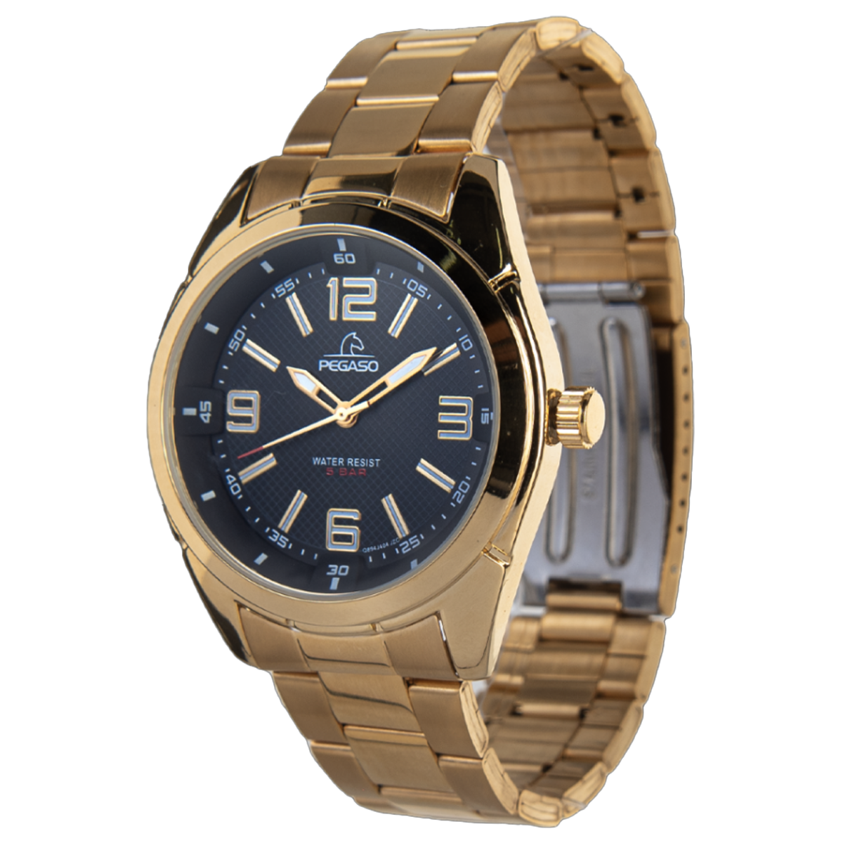 P6513G-RELOJ PEGASO P/M DORADO-180103A