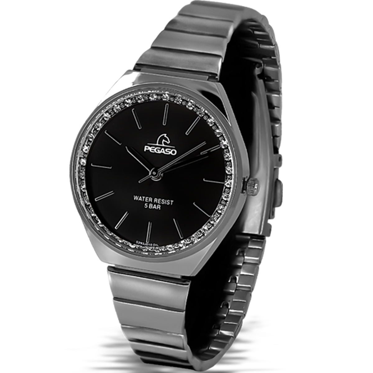 P6585S-RELOJ PEGASO METALICO FASHION PLATEADO-070101A