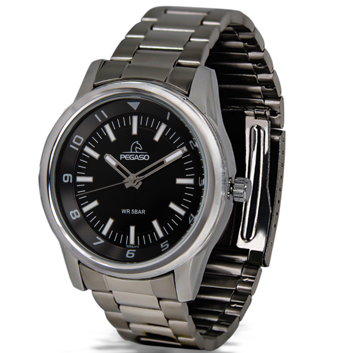 P6642S-RELOJ PEGASO P/M ACERO HOMBRE-070101A