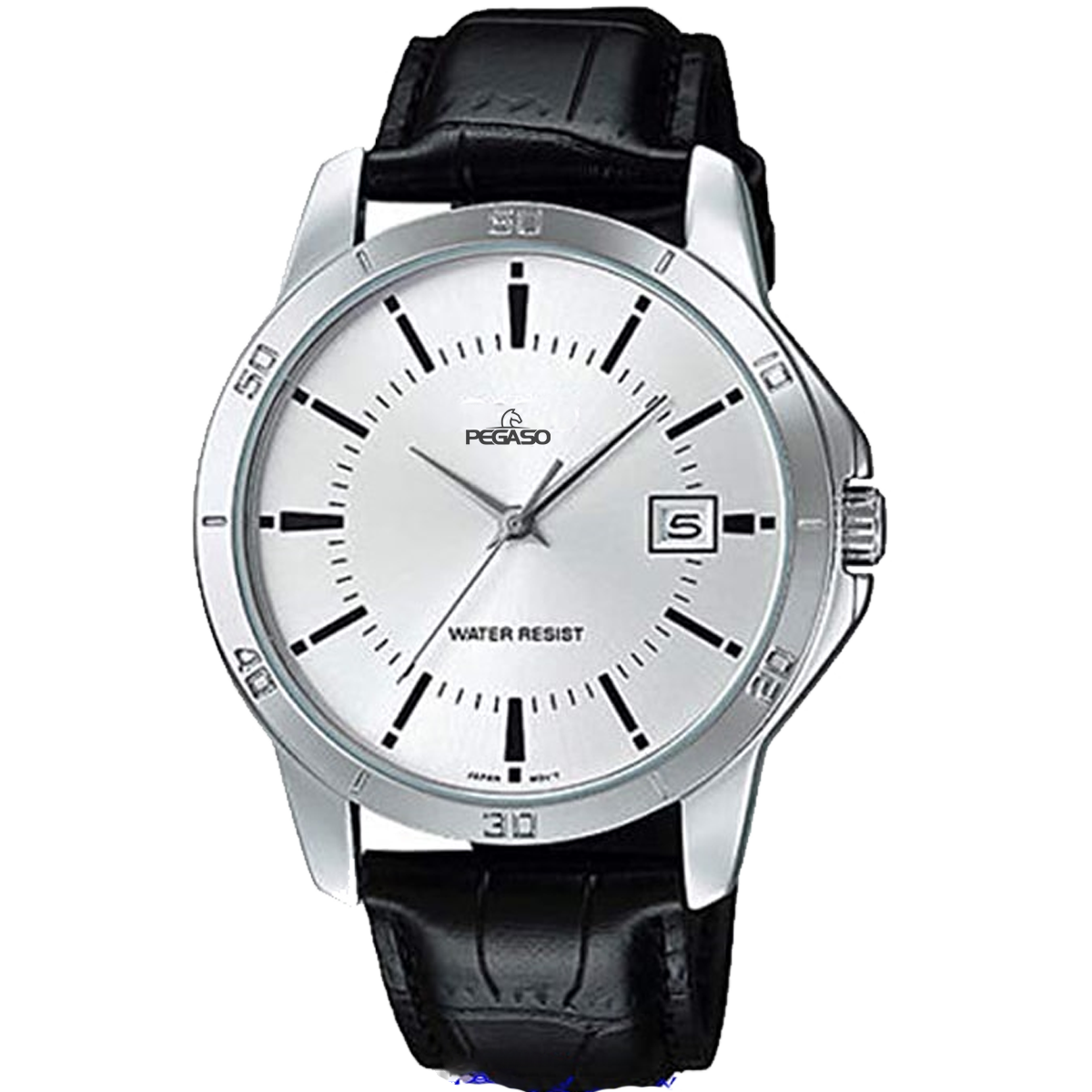 P6691S-RELOJ PEGASO CALENDARIO P/C PLATEADO HOMBRE-L010701B