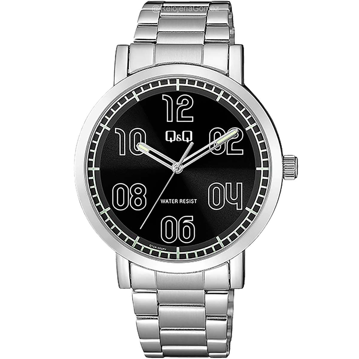 Q10A-RELOJ Q&Q P/M ACERO HOMBRE-002PY