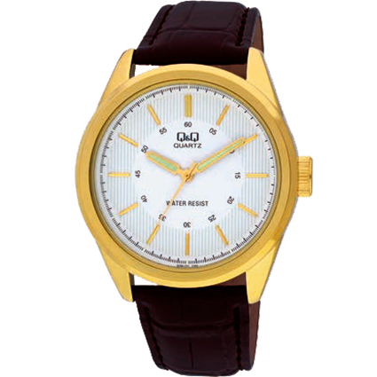 Q266J-RELOJ Q&Q P/C DORADO HOMBRE-101Y