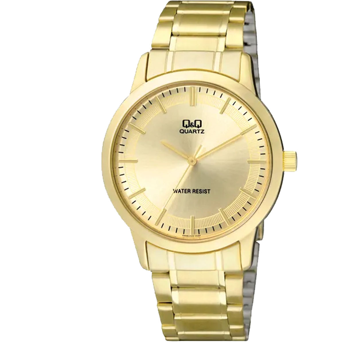 Q946J-RELOJ Q&Q P/M ACERO DORADO-010Y