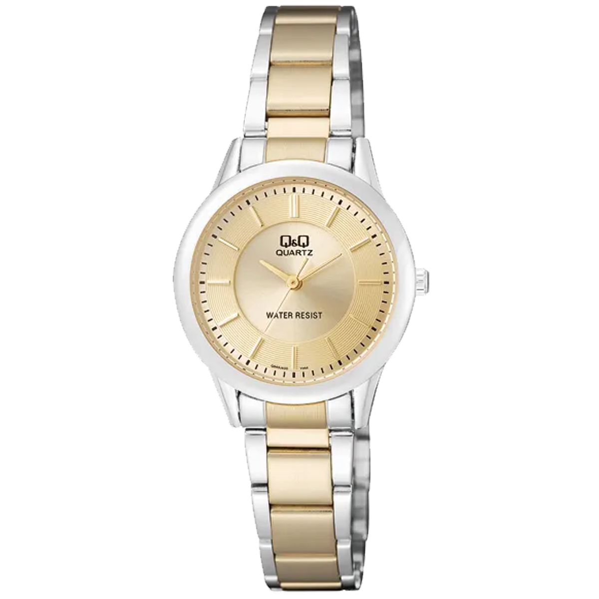 Q949J-RELOJ Q&Q P/M ACERO BICOLOR-400Y