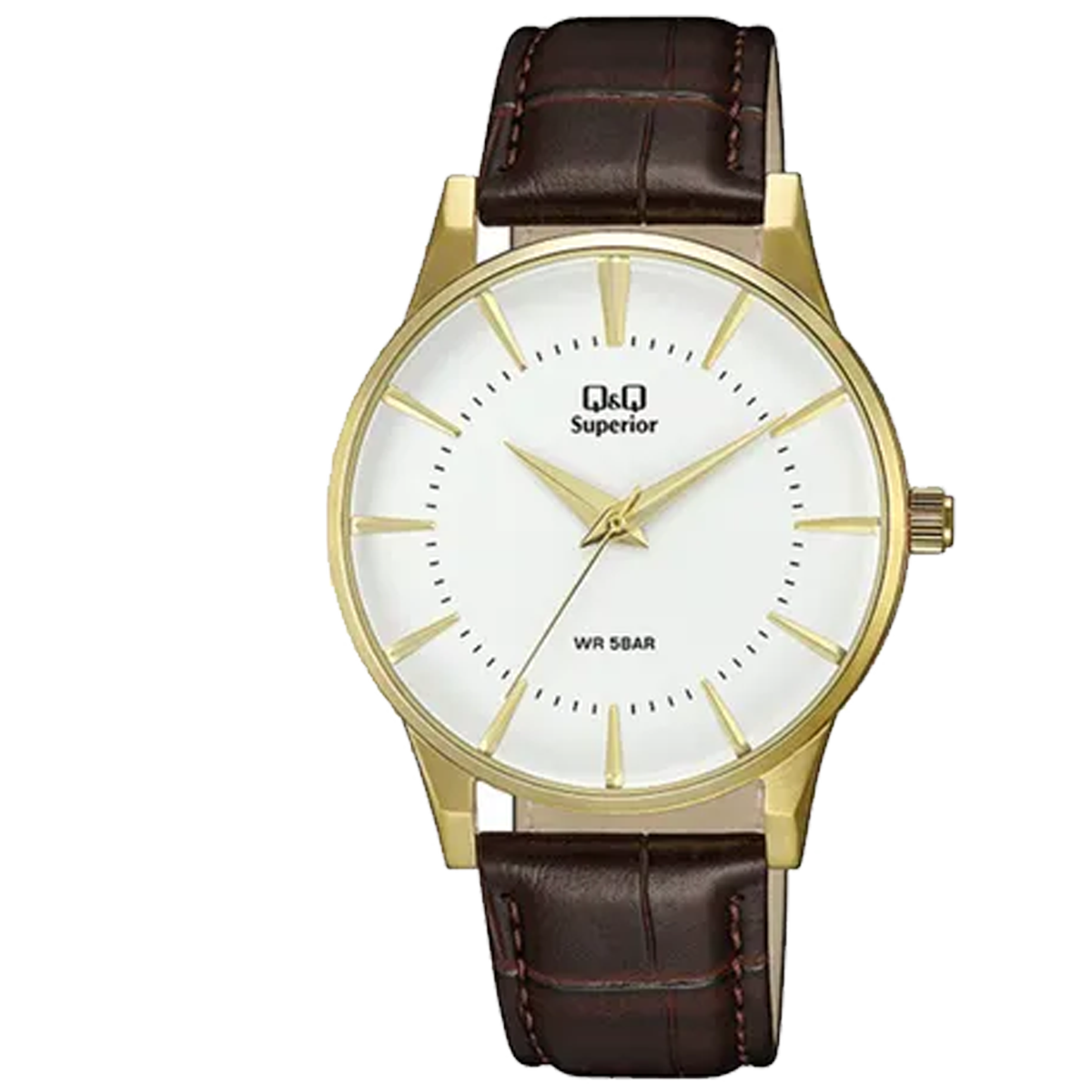 S398J-RELOJ Q&Q CUERO.HOMBR-101Y