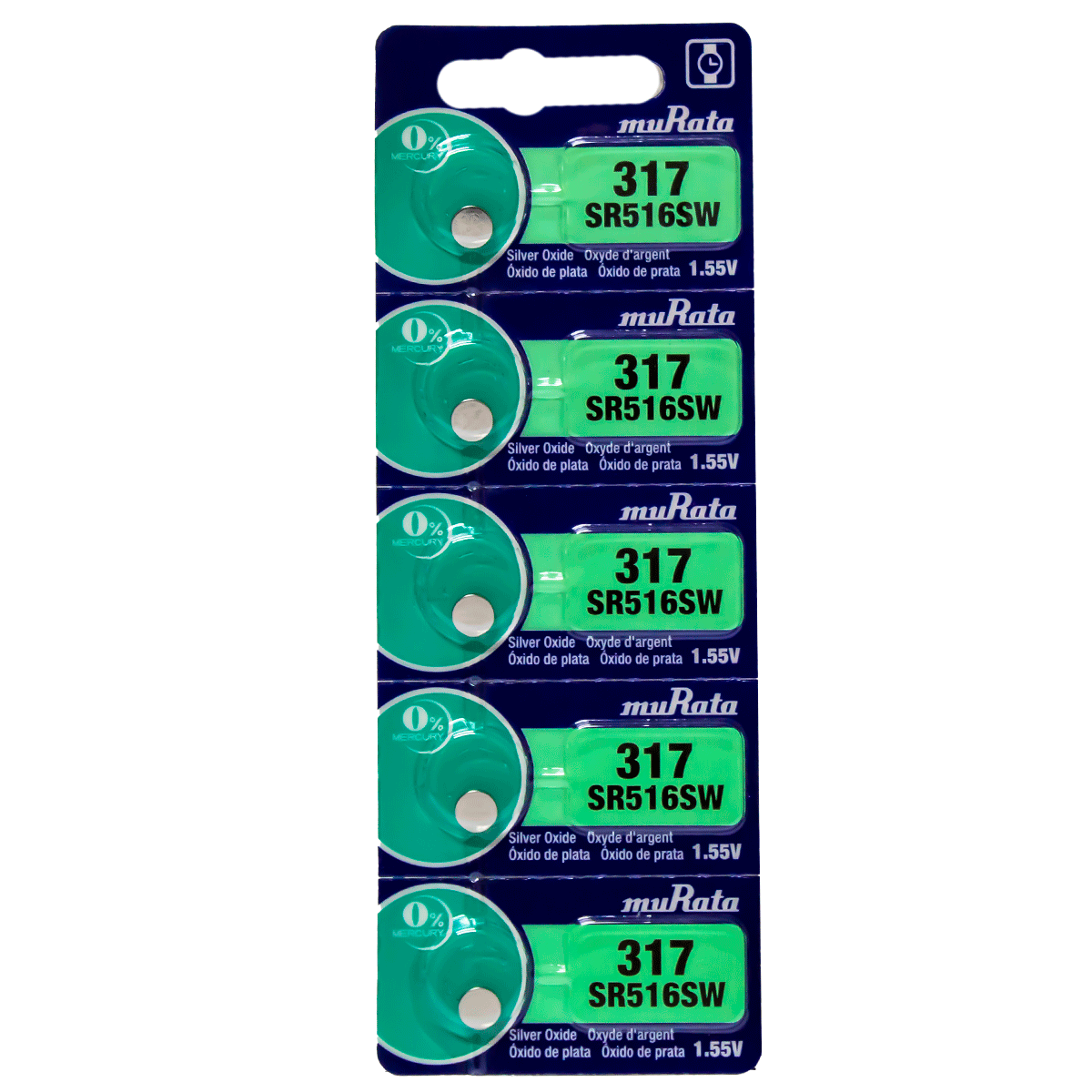 SR516-M-BATERIA MURATA OXIDO DE PLAT. BLX5 (317)