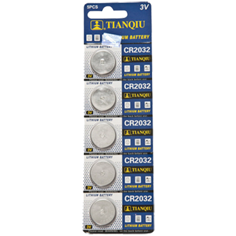 TCR-2032-BATERIA TIANQIU LITHIUM 3V BLISTER X 5